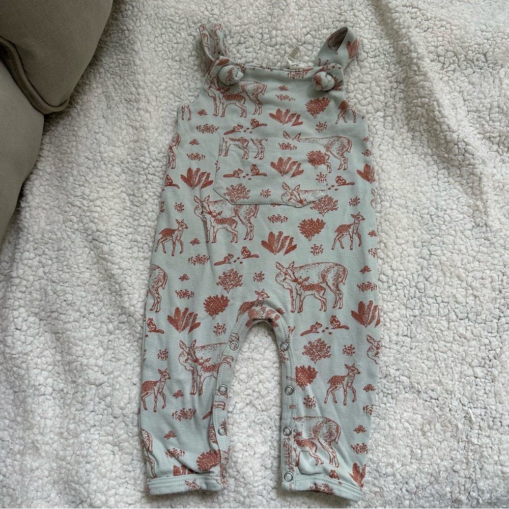Kate Quinn Sienna Deer family overalls